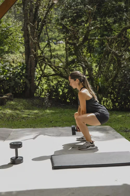 Clase de yoga al aire libre